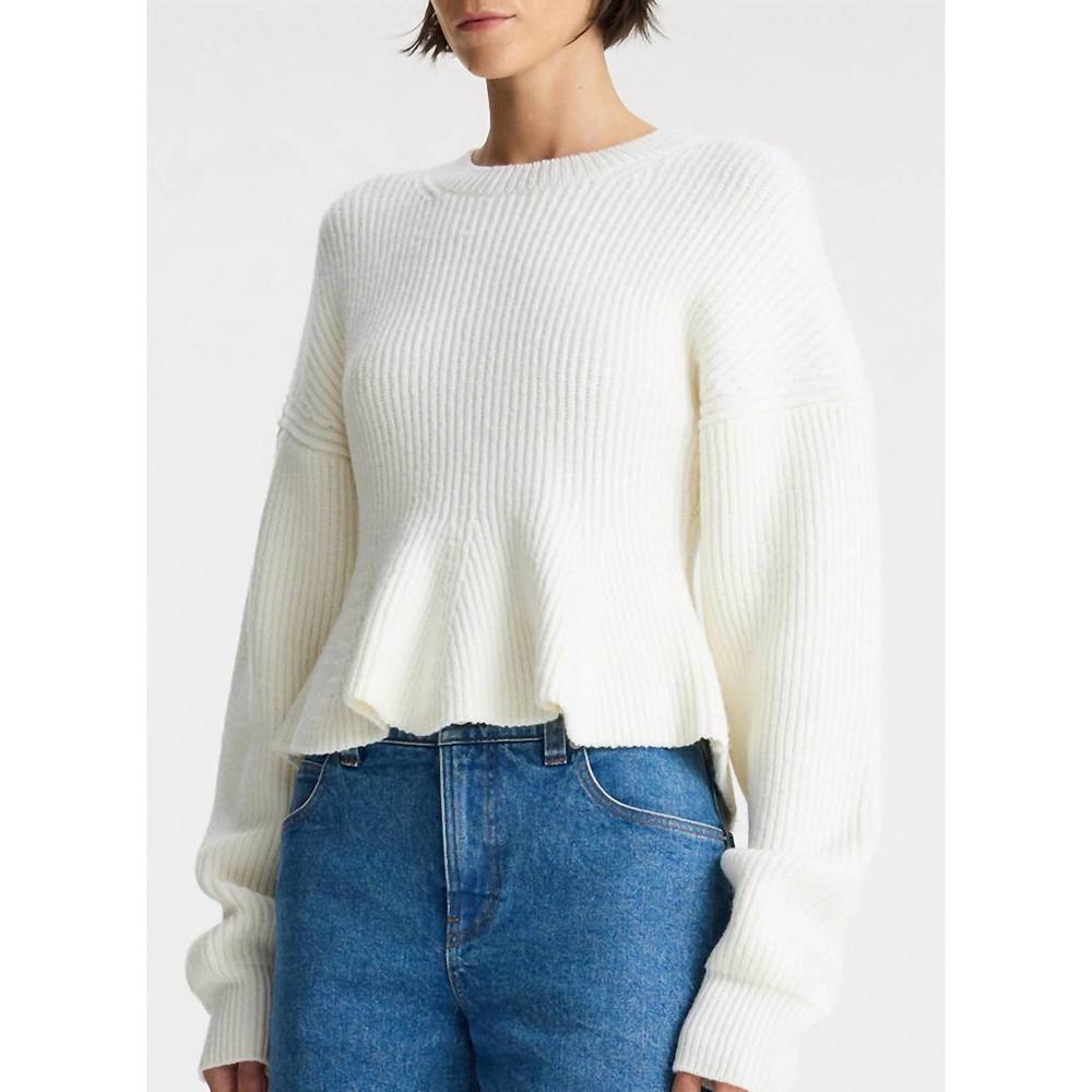 NEW A.L.C. eliza sweater in buttercream - Picture 2 of 3